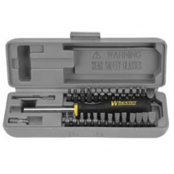 Wheeler Precision Screwdriver Kit with Interchangeable Bits for Reloading and Shooting