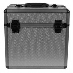 Gray Alumalock Pistol Case for Handgun Storage and Transport