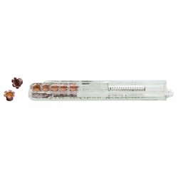 Linear Plastic Piston Holder with 8 Unit Capacity for Reloading