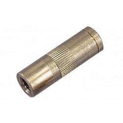 Threaded Brass Reducer, Metric and American Female-Female for Reloading and Shooting
