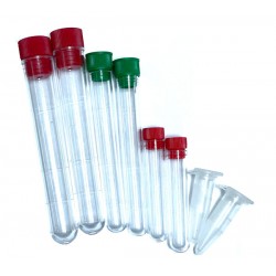 5 cm Plastic Tubes for Ammunition Reloading (10 pcs)