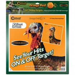 12" Fluorescent Orange Shooting Targets (5 Pack) Animal