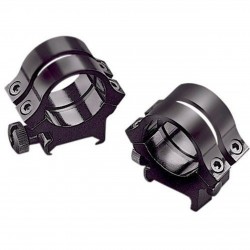 Quad Lock Rings 1" Half Black