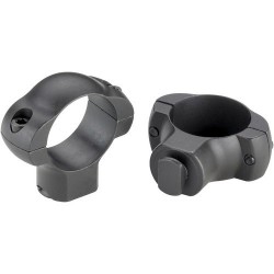 Grand Slam 1" Medium Matte Black Rifle Scope Rings