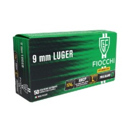 Fiocchi 9mm Pistol Ammunition 124gr RNCP (50 Rounds)
