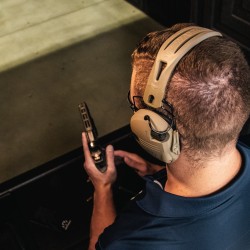 Razor Walkers Tacti-Grip Black Electronic Shooting Ear Protection