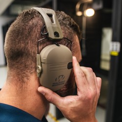 Razor Walkers Tacti-Grip Black Electronic Shooting Ear Protection