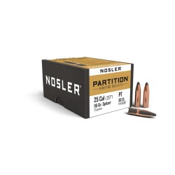 Caliber .25-115 Spitzer Nosler Partition Bullets 50pcs