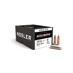 .270 Caliber 150 Grain Nosler AccuBond Bullets 50 Count