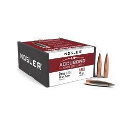 7mm 168 Grain Nosler AccuBond Long Range Bullets  100 Count