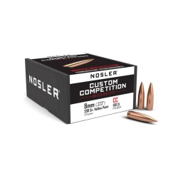 8mm Caliber 200 Grain HPBT Nosler Custom Competition Bullets
