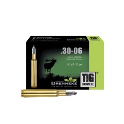 Brenneke 30-06 Caliber 150gr TIG Hunting Ammo - 20 Rounds Box