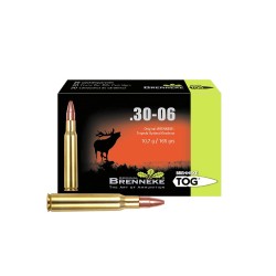 Brenneke 30-06 Ammo - 165gr TOG Bullets - Box of 20 Rounds