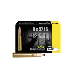 Brenneke Cartridges Cal. 8x57JS 200gr Basic Load 20 Rounds