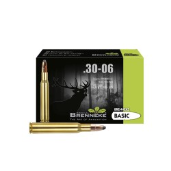 Brenneke 30-06 185gr Basic Hunting Ammo 20 Rounds