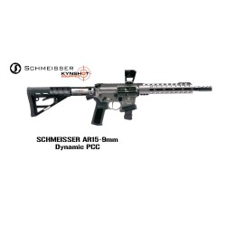 Schmeisser AR15 9mm Dynamic PCC Rifle 12.5" Gray