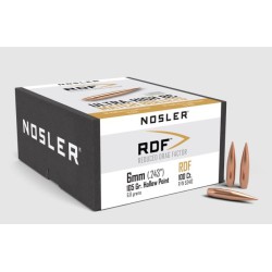 6mm 105gr RDF HPBT Bullets 100 pcs Nosler