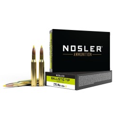 Nosler .270 Win 140 gr Ballistic Tip  Deer Hunting with Controlled Penetration