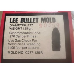 Molde C277-125R 1 Cavidad