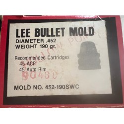 Molde .452-190gr SWC
