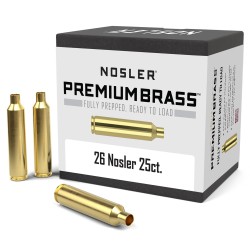 26 Nosler Premium Brass (25ct)