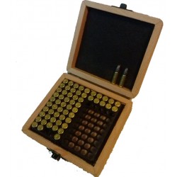 Caja de madera Cal. 22 100 uni