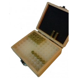 Caja de madera Cal. 32 80 uni.