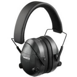 Cascos Electronicos Champion  plegables, negro