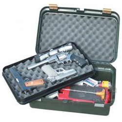 MTM Dual Compartment Ammo Box, 20.7" x 12.8" x 9.1", Single Action (O)