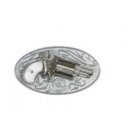 Small Revolver Belt Buckle