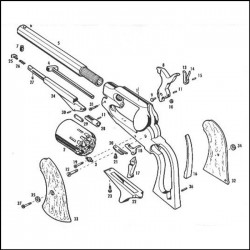 Repuesto Pietta Nº30  Roller Hammer Pin (1873)