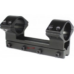 Anillas Vector Monobloc 1" Dovetail Altas Carril 11mm