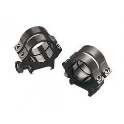 Quad Lock Rings 1" Half Silver Mount