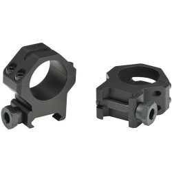 Tactical 1" High Picatinny Scope Rings with 4 Holes