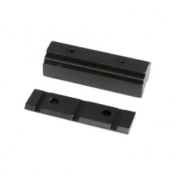 Adaptador Carril de11mm (Dovetail) a Weaver 21mm + elevacion