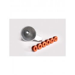 Powder Funnel and Nozzle Set for Reloading Ammunition