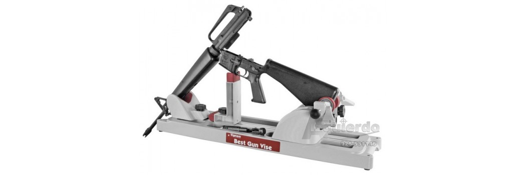 Soporte para limpieza de su arma